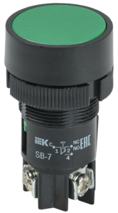 Кнопка SB-7"Пуск" зеленая   ИЭК, 6556