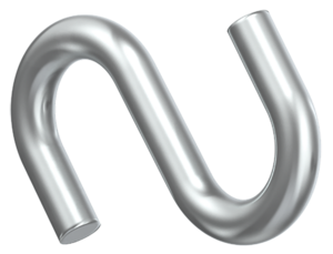 Крюк S-образный 4 мм., 5889