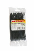 Хомут кабеля 2,5х150 (100шт) черный REXANT