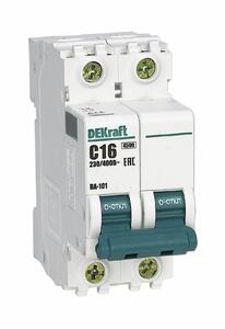 Авт.выкл. 2п 63А  (С)  DEKraft  я01, 7748