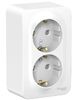 Розетка 2ОП евро Blanca белый з/ш  м/п   Schneider Electric, 7674