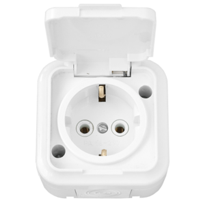 Розетка 1ОП евро IP54 297-Пр      , 8189