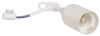 Шнур с патроном (пластик белый, Е27)   ИЭК, 6191