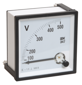 Вольтметр Э47 500V 96х96   ИЭК, 6076