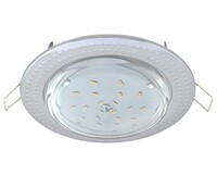 Свет-к ЛВО-11 GX53 H4 "чеканка" хром  Ecola  я01