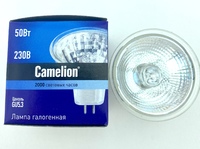 Лампа КГМ220-50 GX5.3/JCDR с/ст  Camelion