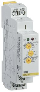 Реле повыш. напряжения ORV-02 110-240 В AC/DC   ИЭК  я01, 2251