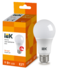 Лампа LED Е27 9W 3000 A60 шар   ИЭК, 2321