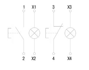 Кнопка модульная КМУ11 ИЭК, 7066