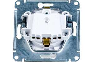 Розетка 1СП евро ПГ Атлас белый з/ш Schneider Electric      , 7875