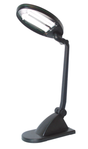 Наст.лампа KD-021 2х9W (черный), 4916