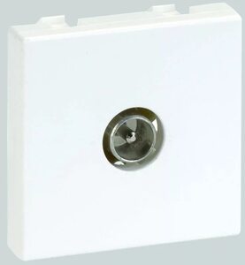 Розетка ТВ оконечная LK45  бел , 5304
